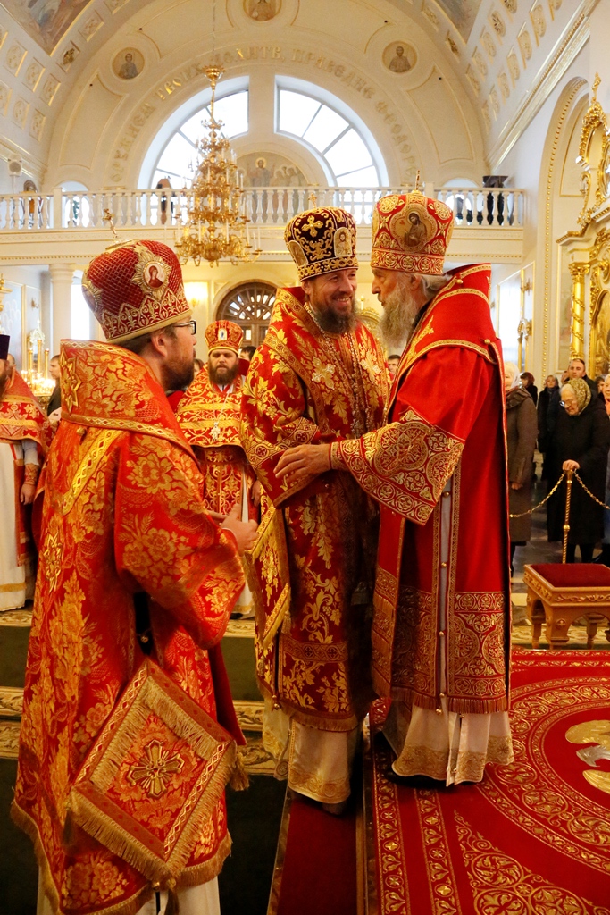 в Свято-Феодоровском кафедральном соборе была совершена Божественная литургия